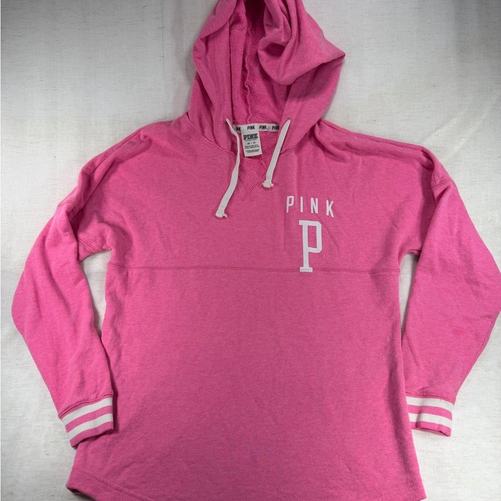 Victoria's Secret PINK Hot Pink Hooded Pullover